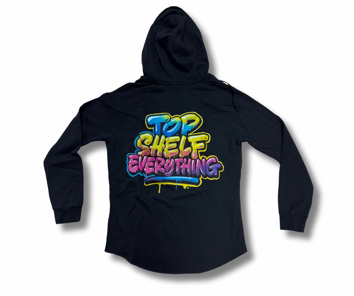 “SPLASH” WOMANS HOODY (BLACK)
