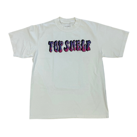 “TRIPPY” HEAVYWEIGHT GARMENT DYED TEE SHIRT (CREAM)
